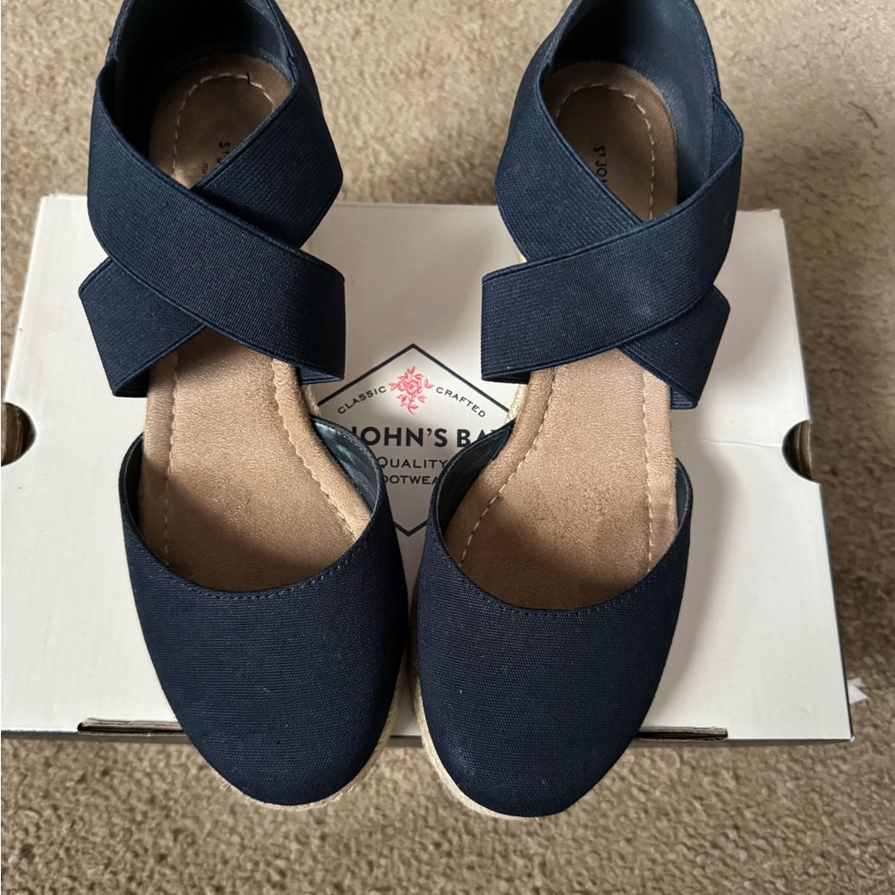 St. John's Bay Navy Espadrilles